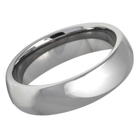5.5mm Men's Tungsten Wedding Band – Classic High Poli