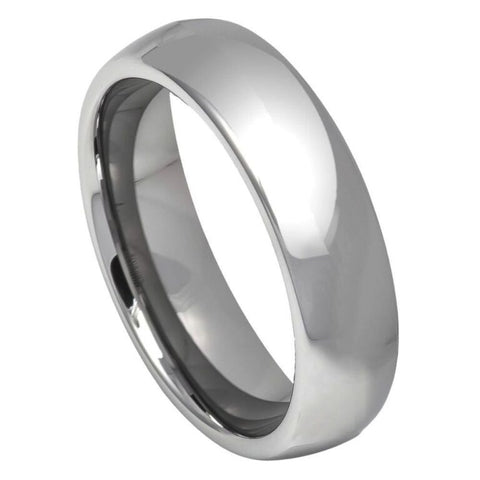 5.5mm Men's Tungsten Wedding Band – Classic High Poli