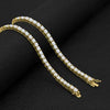 Radiosus 3mm Moissanite Tennis Chain Gold Plated 925 Silver – Slim Iced Out VVS Diamond Cut Hip Hop Necklace