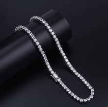 Radiosus 4mm Moissanite Tennis Chain 925 Sterling Silver – 20" Iced Out VVS Diamond Cut Hip Hop Necklace