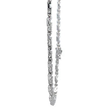 Orin 5mm VVS Moissanite Diamond Tennis Necklace - 925 Sterling Silver Rhodium Plated Chain