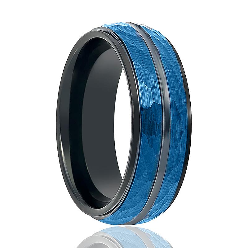 HARLO | Black Groove Tungsten Ring