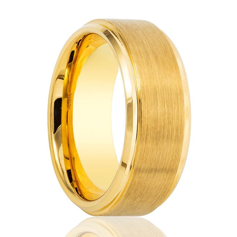 NIX | Yellow Gold Tungsten Ring