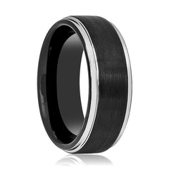 LIGARIUS | Black Tungsten Ring