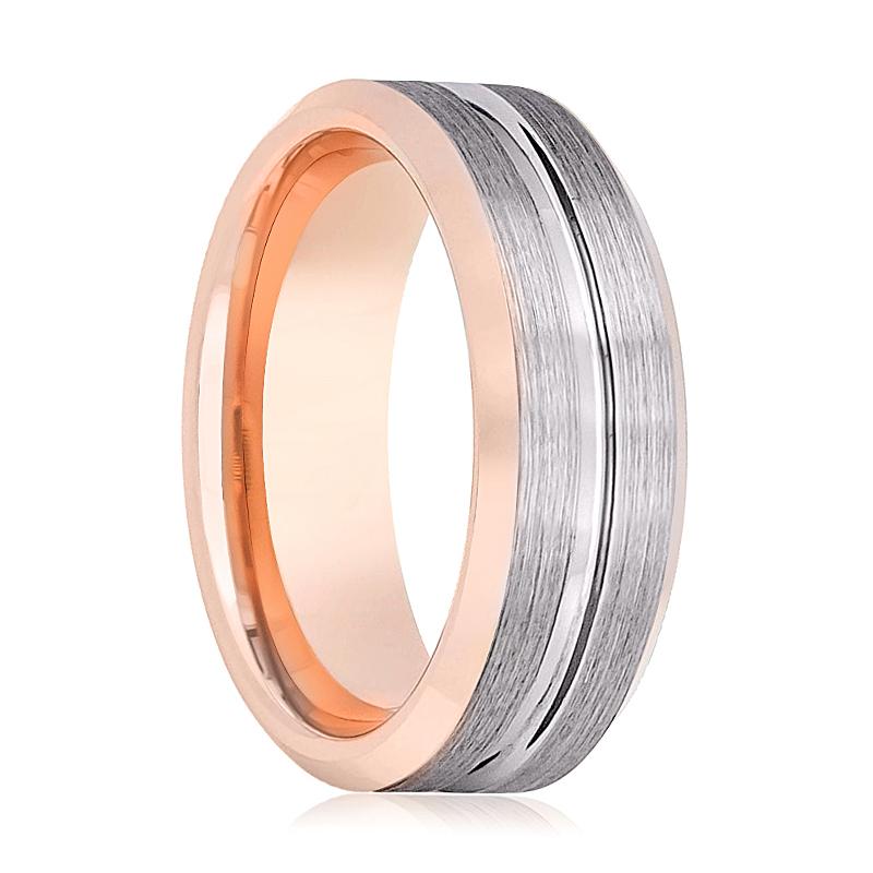 LEONINE | Black Rose Gold Tungsten Ring