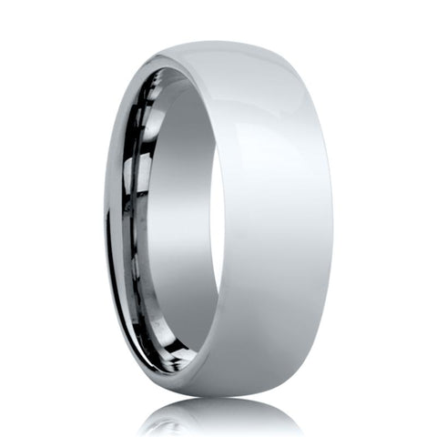 DEFENDER | Domed & Polished Finish Tungsten Ring