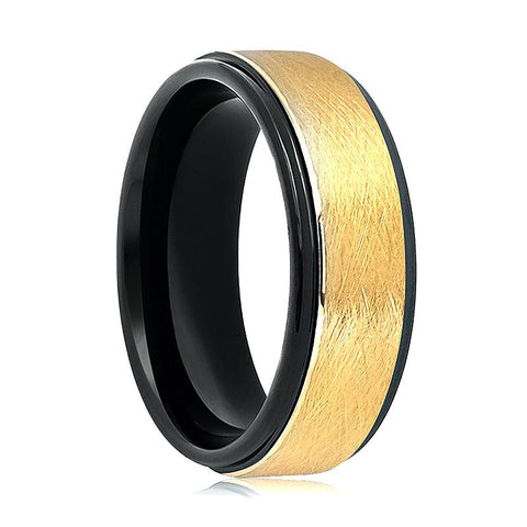 REBECK | Gold Tungsten Ring