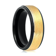 REBECK | Gold Tungsten Ring