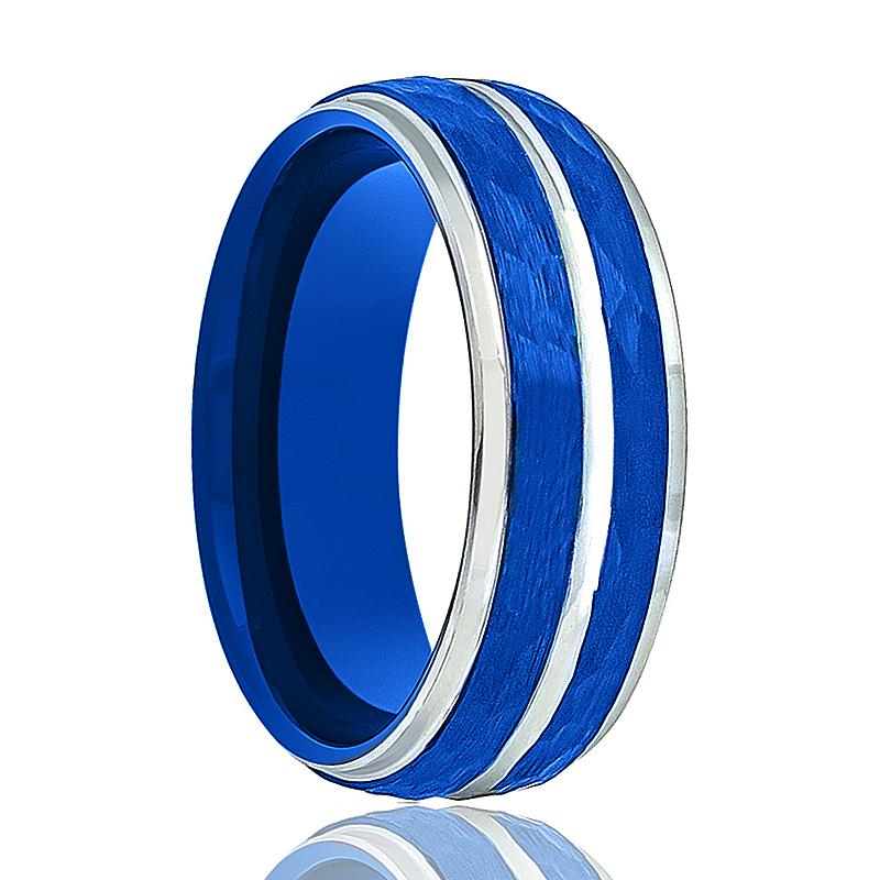 KAMIKAZE | Tungsten Ring Silver Groove