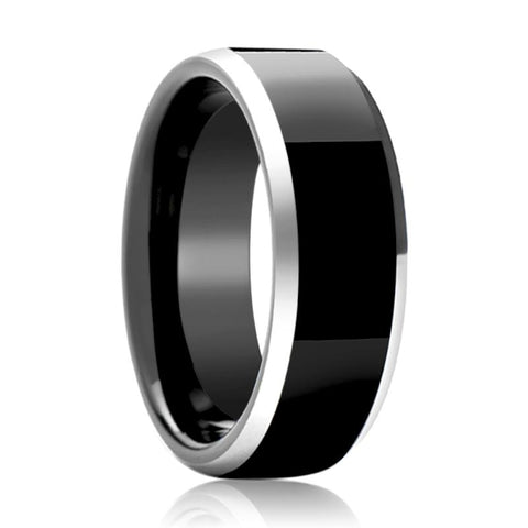 INFERNO | Black Shiny Tungsten Ring