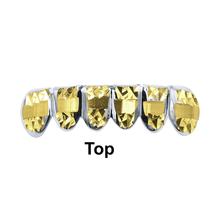 Astute Silver And Yellow Gold Plated Hip Hop Grillz