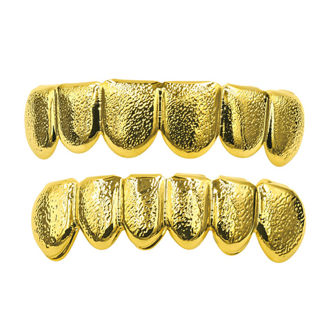 Plunder 14K Yellow Gold Plated Hip Hop Grillz