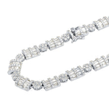Luxuria Silver Iced Out CZ 8mm 20Inch Chain