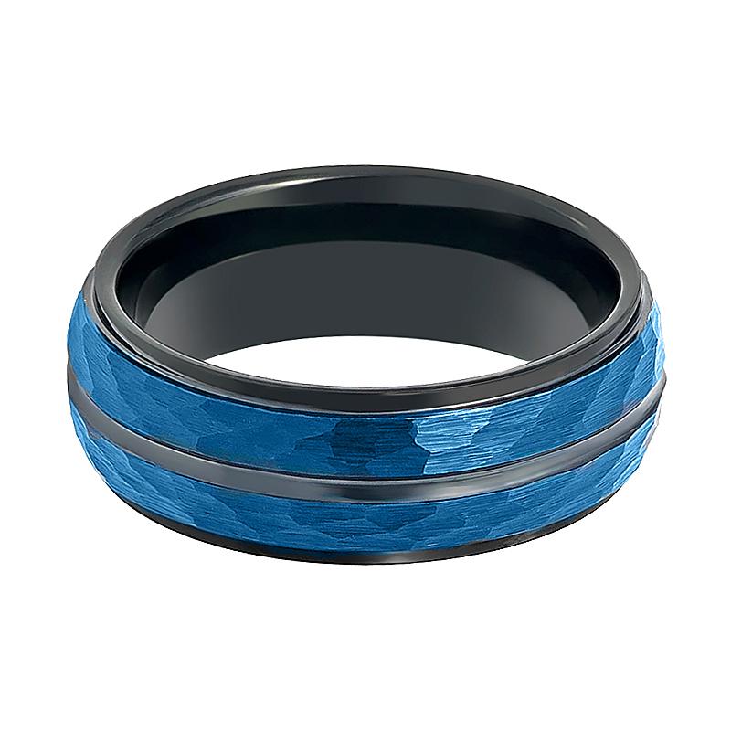 HARLO | Black Groove Tungsten Ring