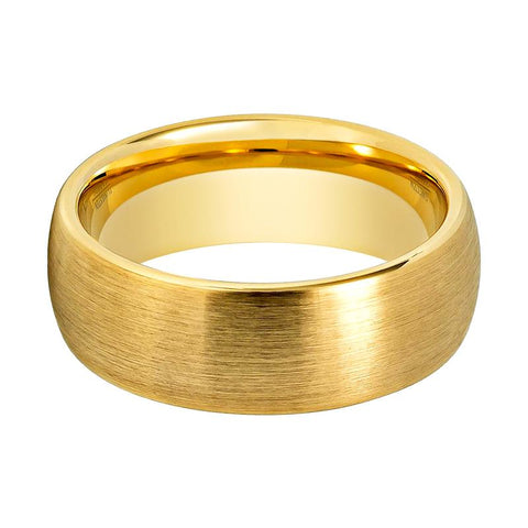 LEONANTUS | Yellow Gold Tungsten Ring