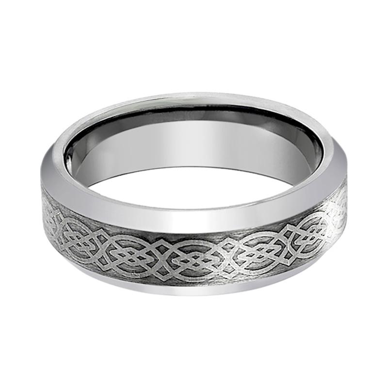 KINGSLEY | Celtic Design Tungsten Ring