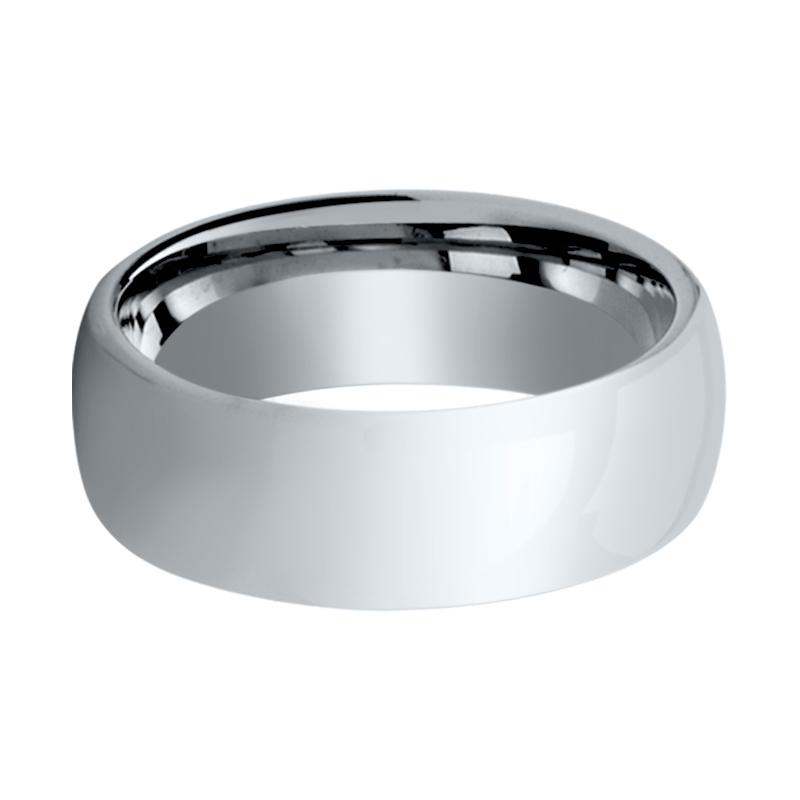 DEFENDER | Domed & Polished Finish Tungsten Ring