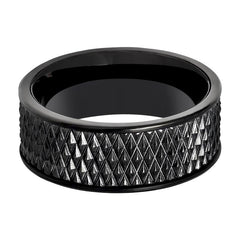 CASSIUS | Parallelogram Pattern Tungsten Ring