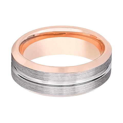 LEONINE | Black Rose Gold Tungsten Ring