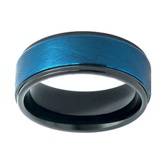 ROCKET | Blue Tone Wire Tungsten Ring