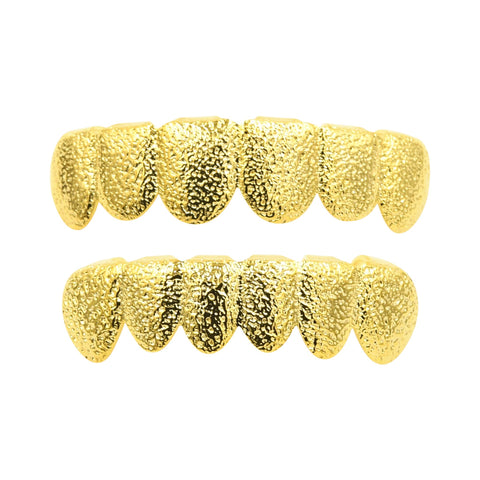 Grandly Glamorous 14K Yellow Gold Plated Hip Hop Grillz