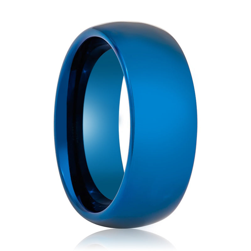 LIGHTNING | Deep Blue Tungsten Ring