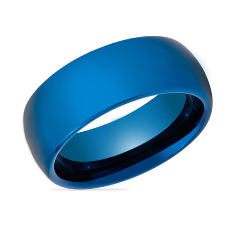 LIGHTNING | Deep Blue Tungsten Ring