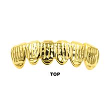 Blinged Out 14K Yellow Gold Plated Hip Hop Grillz