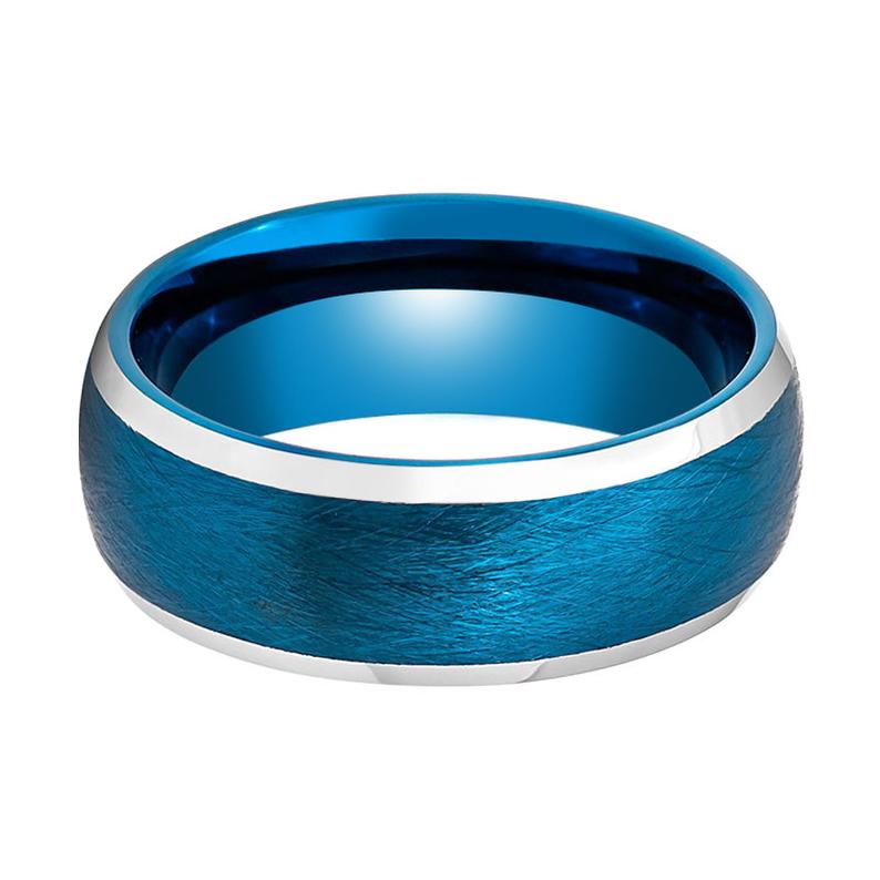 FROSTWANE | Blue Domed Tungsten Ring