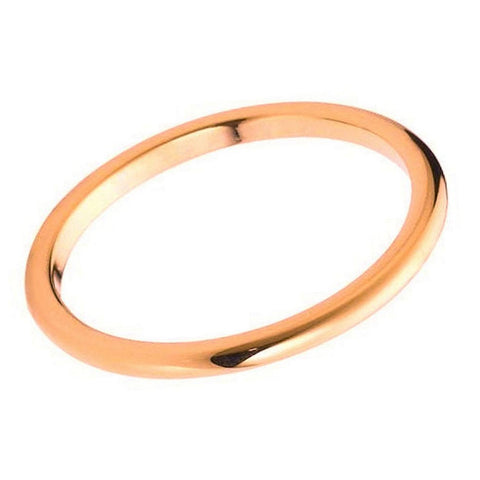 Men's Rose Gold Tungsten Wedding Engagement- 2mm Engraved Tungsten Ring