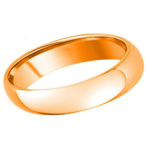 Men's Rose Gold Tungsten Couple Wedding Band- 5mm Engarved Tungsten Ring