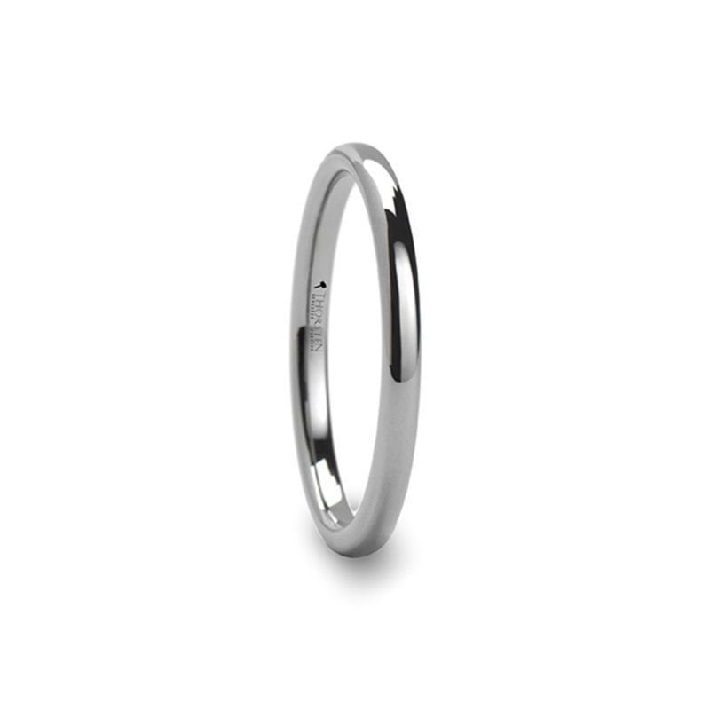 DOMINUS Domed Tungsten Carbide Ring - 2mm - 12mm, Men's Wedding Band, Promise Rings for Men and Women.