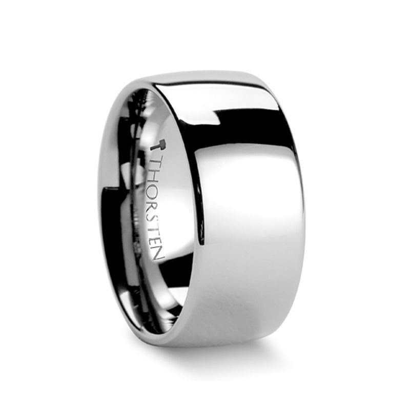 DOMINUS Domed Tungsten Carbide Ring - 2mm - 12mm, Men's Wedding Band, Promise Rings for Men and Women.