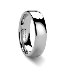 DOMINUS Domed Tungsten Carbide Ring - 2mm - 12mm, Men's Wedding Band, Promise Rings for Men and Women.