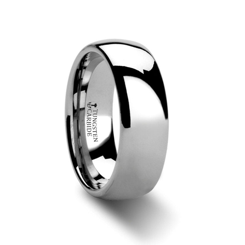 DOMINUS Domed Tungsten Carbide Ring - 2mm - 12mm, Men's Wedding Band, Promise Rings for Men and Women.